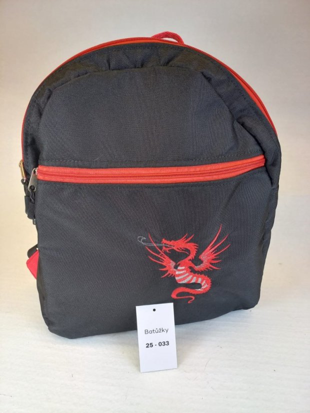 Batůžek "Red Dragon" – stylový batoh s motivem draka
