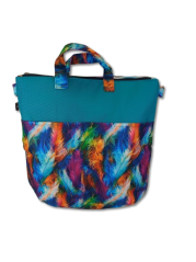 Kabelka "Tropical Feathers" – barvy přírody každý den