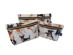 Sada ručně šitých taštiček "Dog Lovers"