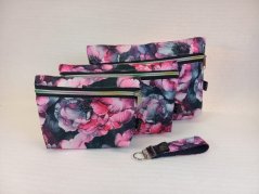 Sada ručně šitých taštiček "Romantic Flowers"