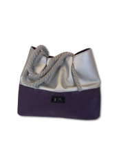 Kabelka "Silver Plum" – elegance s nádechem originality