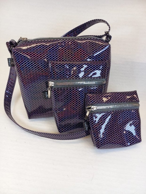 Sada kabelek "Purple Shine" – třpyt a elegance