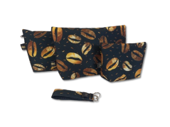 Sada ručně šitých taštiček "Coffee Lover"