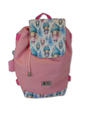 Batůžek "Pink Winter Fairy" – roztomilý zimní batůžek v růžové
