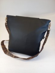 Kabelka "Wild Elegance" – klasická černá s šelmím šmrncem