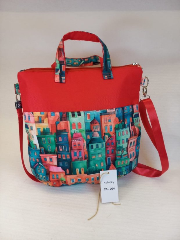 Kabelka "Colorful Town" – hravá energie městských uliček