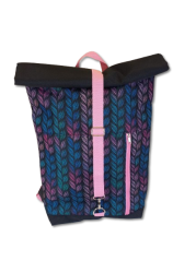 Batůžek "Colorful Braids" – stylový batoh s barevným vzorem